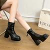 Autumn and winter short boots femininity small and fashion boots Martin boots fashion thick heel new small