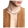 Emporio Armani Original Design Stainless Steel Necklace Men and Women Same Style Couple Model Silver Silver F Basic Packaging-brand Original Box