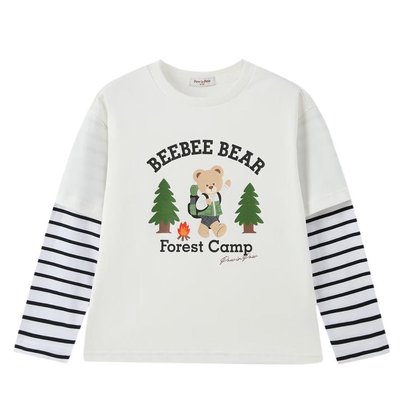 PawinPaw Boys  Cartoon Bear Long-Sleeve T-Shirt 160