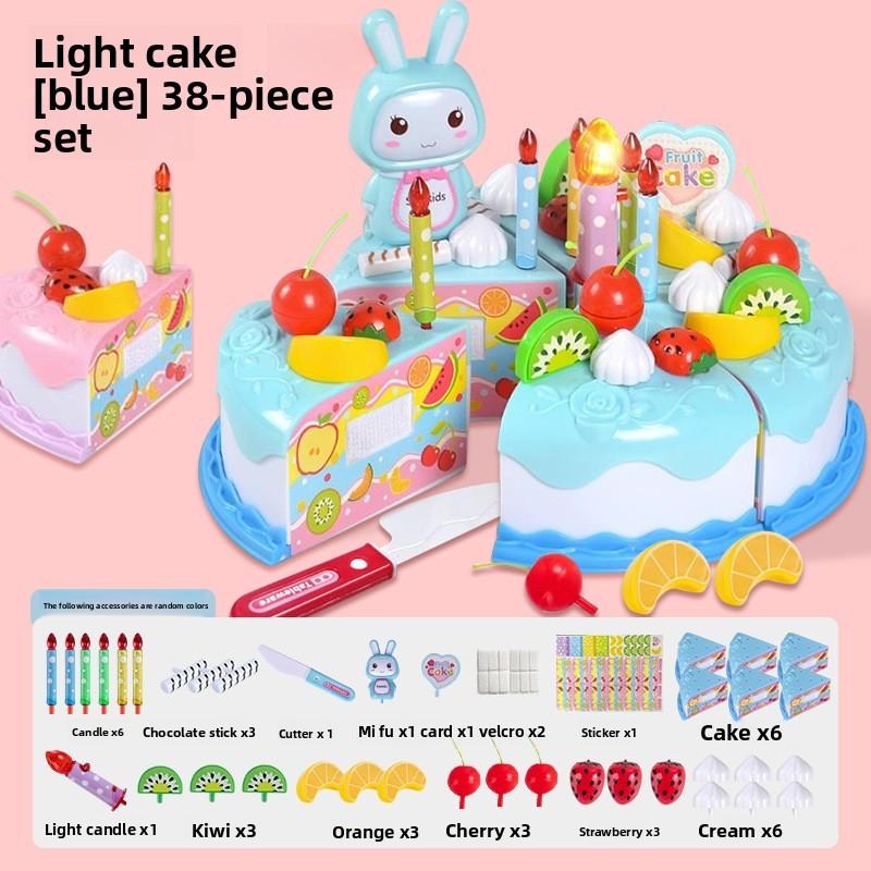 Play Children Imaginative Kitchen Toys Cutting Sensory Features Development