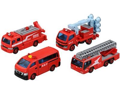 TAKARA TOMY Tomica Gift Fire Vehicle Collection Miniature Car Toy for Ages 3 and Meets Toy Safety ST Mark "Tomica 2" Up, Standards, Certified.