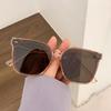 New Women's Large Frame Sunglasses Douyin Internet Celebrity Sunglasses Live Broadcast Sunshade Sunscreen Glasses Wholesale