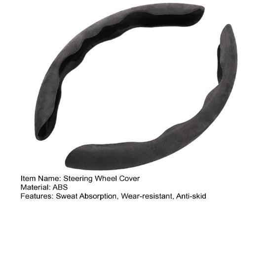 1 Pair Four Seasons Steering Wheel Cushion Breathable Practical Auto Protector Decor