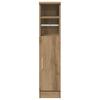 Bathroom Cabinet with Toilet Paper Holder Artisan Oak Finish 20.5 X 22 X 90 Cm