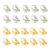 10 Pcs Clip-on Earring Clip Converter Components Findings for Non-Pierced Ears