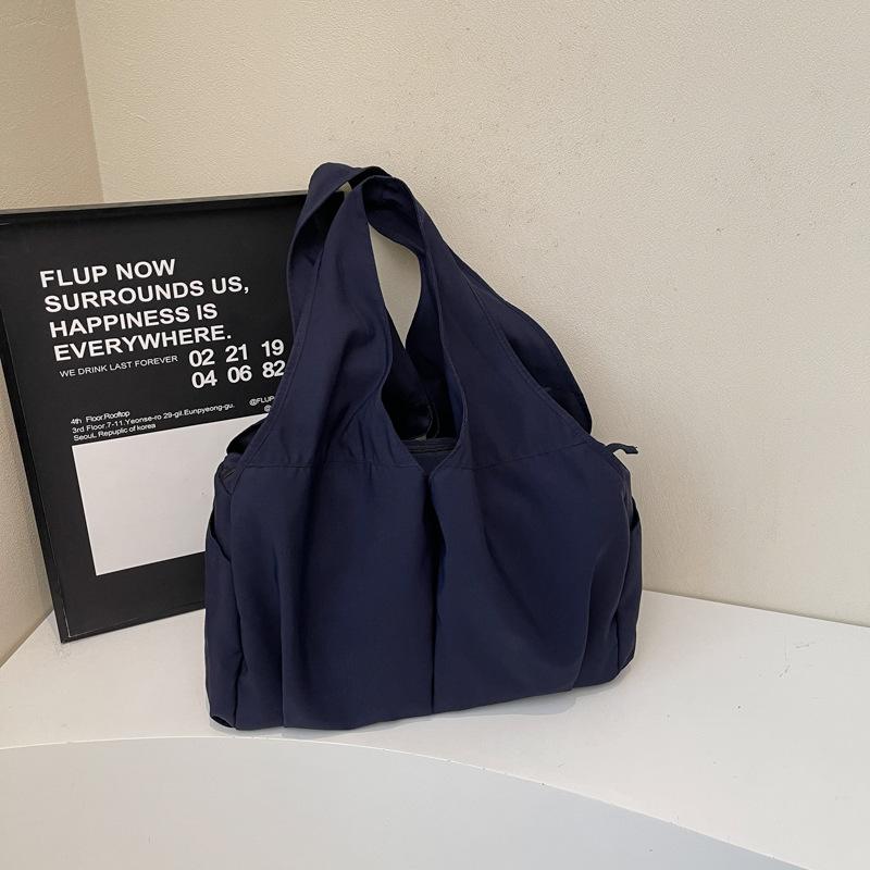 Lazy and relaxed work commuter bag large capacity casual tote bag niche underarm shoulder cloth bag