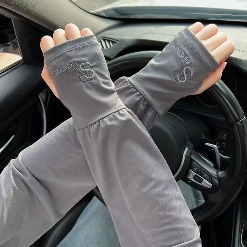 Buz İpeği Yazlık Serinletici Kolluklar UV Korumalı Nefes Alabilen Güneşten Koruyucu Kılıflar Erkek & Kadın için Sürüş Balıkçılık Spor