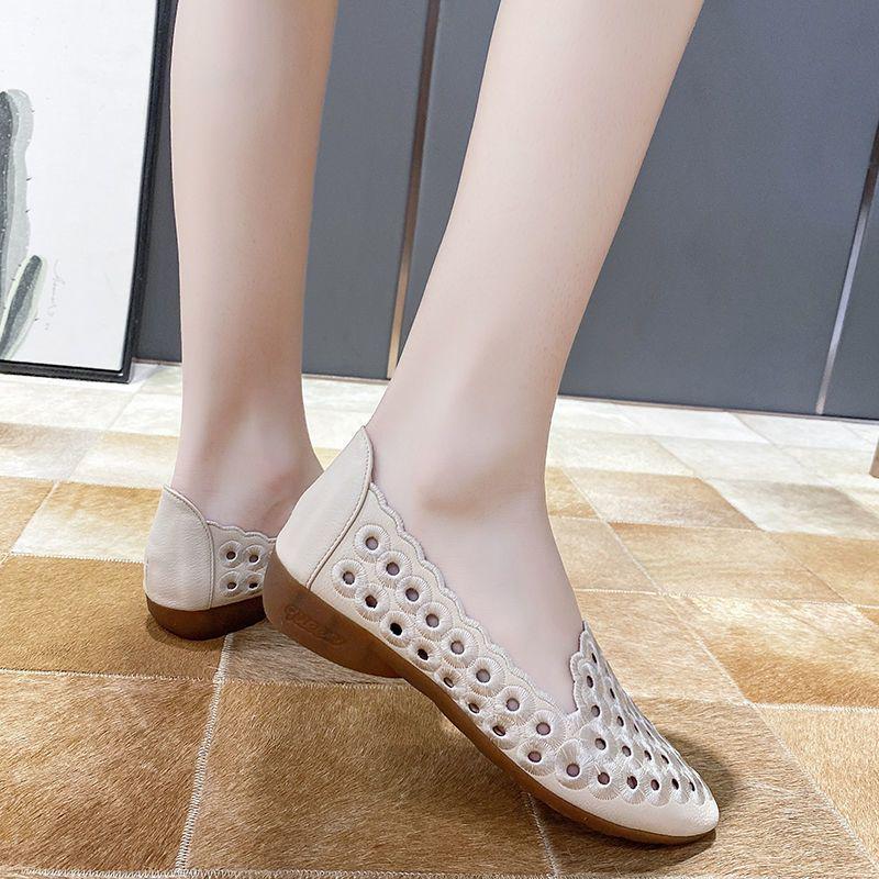 Women's 2025 Wear-resistant Summer Slip-on Sandals - Anti-odor, Breathable, Lightweight Flats