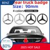 Heiß 2025 Für AMG W124 2025 Für Benz AMG 3D ABS Silber/Schwarz 9cm 90mm Auto Hinten Heck Kofferraum Emblem Abzeichen Aufkleber Decals Für Mercede
