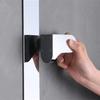 Weihao Adjustable Suction Up Shower Head Holder Handheld Shower Self-adhesive Bracket Wall Mount Shower Stand Bathroom