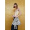 Luv basket bag(Mesh silver)