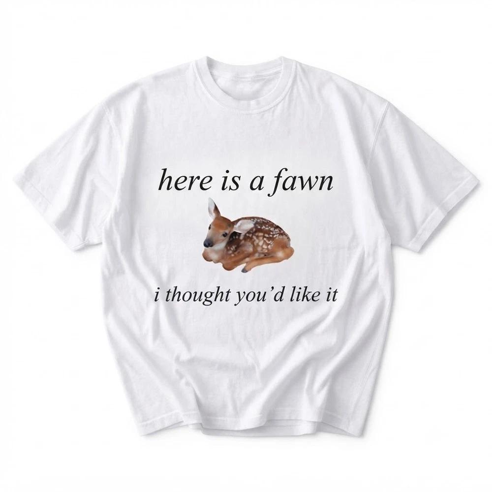 His Is Me If You Even Care Funny Dear White TShirt S