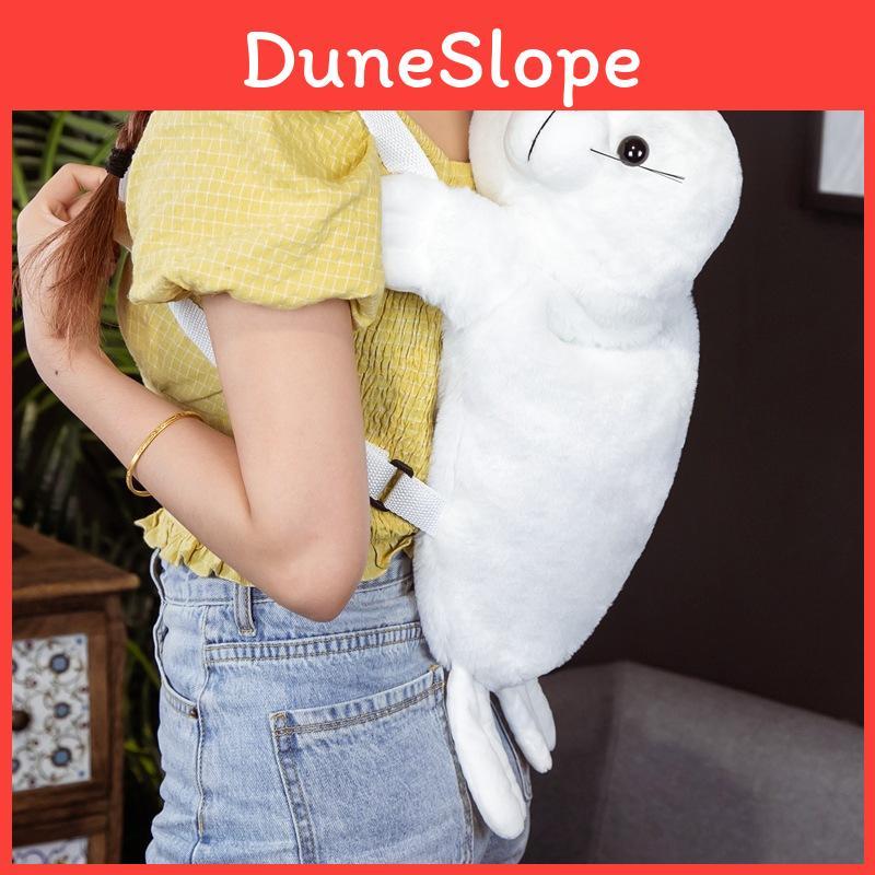 Peluche Carino Animale Foche Zaino Peluche Per Bambini Ragazze Cartone Animato Cotone Riempito Giocattolo Borsa Scolastica