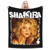 Zpěvačka Shakira Deky Fleece Textilní Dekorace Přenosná Ultra-Měkká Přehozová Deka pro Lůžkoviny Ložnici Přehoz na Postel