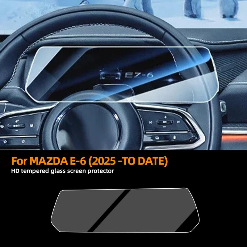 For Mazda EZ 6 2025 2026 14.6 Inch Navigation Trument Screen Protector HD Tempered Glass Film with Foam Box Packaging