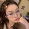 Korean Fashion Men And Women Square Black Frame Classic Anti Blue Light Glasses TR Retro Versatile Anti-radiation Eyeglasses Can Replaceable Lenses