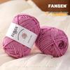 Silver Flash Hollow Cotton Yarn Ball Kit for Hand Knitting & Crochet - Includes Yarn, Hook, and Instructions for DIY Scarf and Sweater Projects