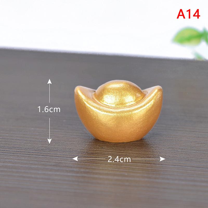 Feng Shui Glücksbringer Fa Cai Geldbaum Goldbarren Tasche Glücksbringer Frühlingsfest Maskottchen Desktop Ornament Auto Wohnkultur Handwerk