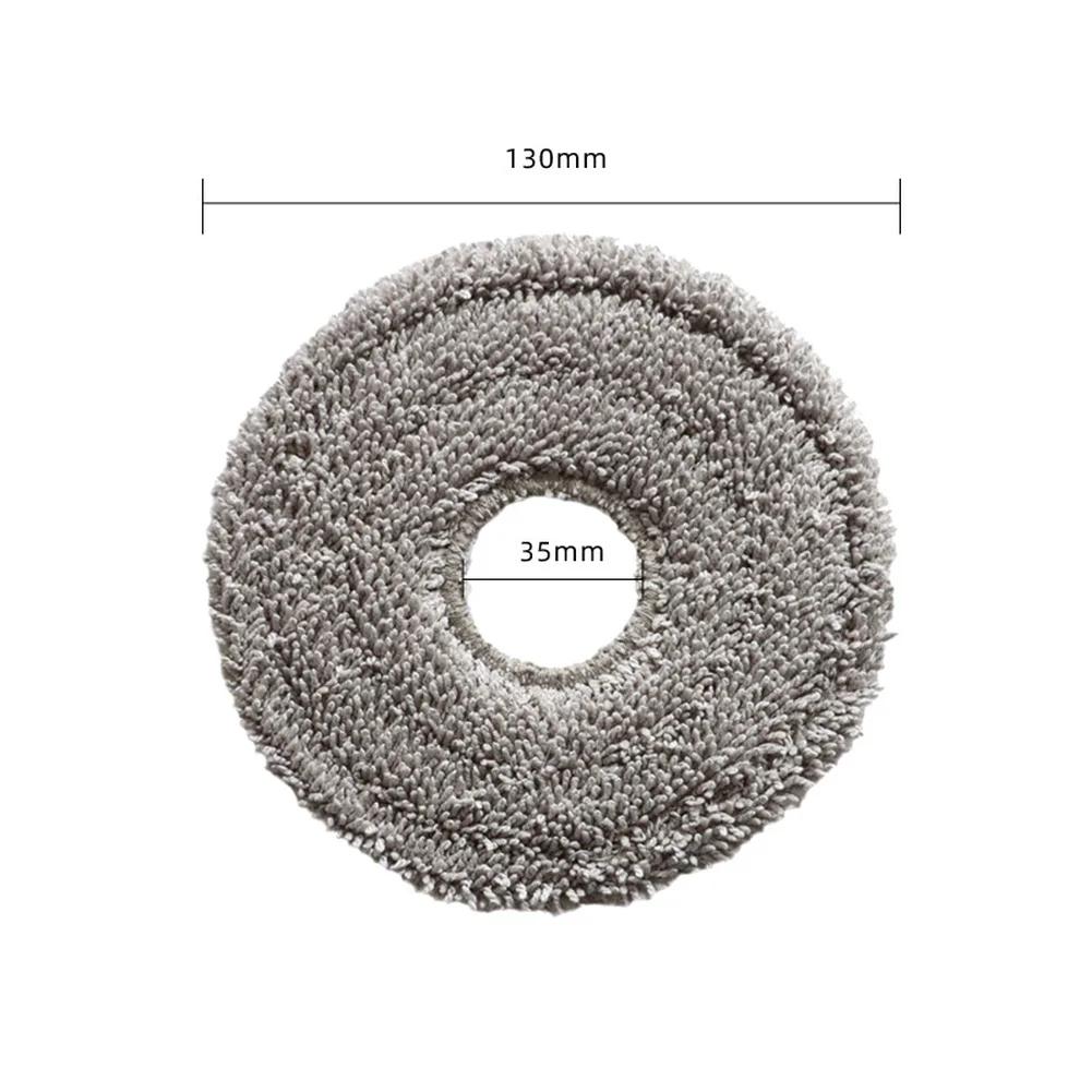 4pcs Microfiber Pads With Cleaning Brush For DREAME L10S Pro Gen 2/forMOVA ForP50 Pro Ultra /forXIAOMI Vacuum Cleaner Mop Pads
