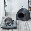 Neues Dreieck Katzennest Geschlossenes Katzenhaus Haustiernest Warm und Verdickt Tiefschlaf Hundenest Haustierbedarf