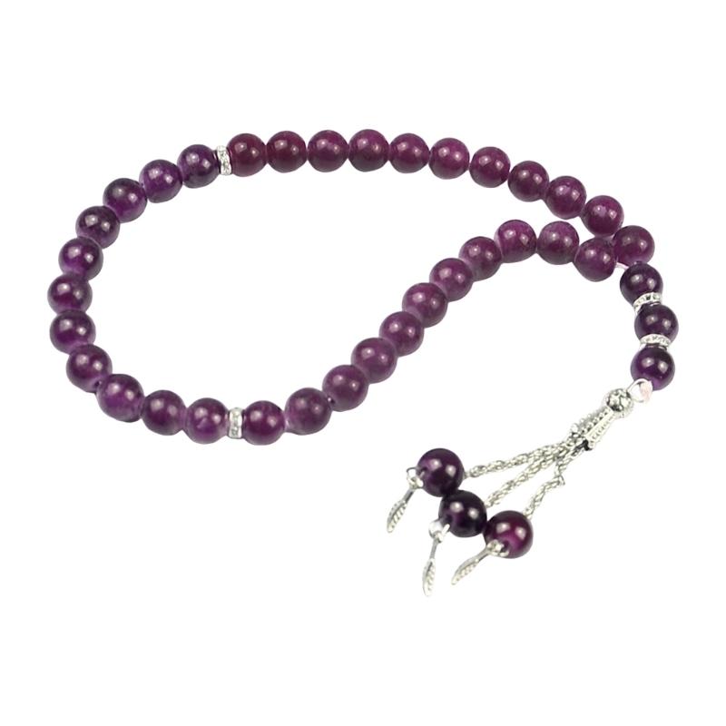 Stijlvolle 10mm Glazen Ronde Rozenkrans Armband Perfecte Mode Polsketting Voor Dagelijks Gebruik En Cadeau