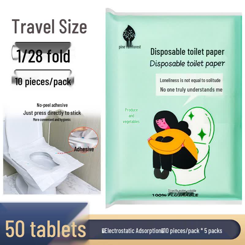 LIEI Disposable Water-Soluble Toilet Seat Cover Dispenser