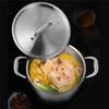 Steamer Three layer thickened household boiling pot Non stick Stew pot Gas Induction cooker 316 stainless steel soup pots
