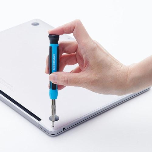 MECHMAX 51-Piece Magnetic Precision Screwdriver Bit Set with Pentalobe Bits for Apple iPhone, MacBook, Switch, Wii, PS5, Xbox, Smartphones, Laptops, T