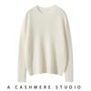 Stylish Women's Waffle Knit Wool Sweater with Half Round Neck - Trendy Meat-Covering Design, Ready Stock