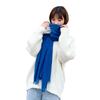 Cotton and Linen Scarf, Women's Spring New Sweet Sunscreen Beach Towel, Solid Color Shawl