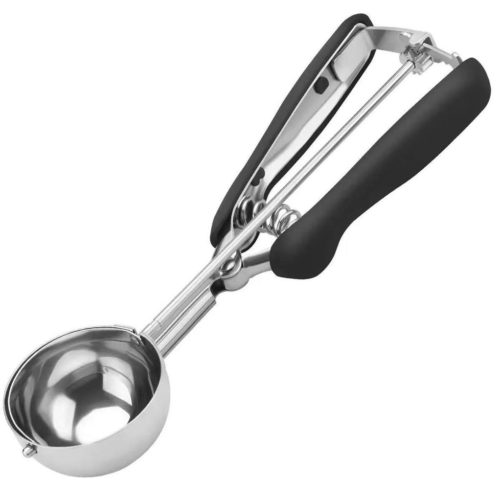Stainless Steel Ice Cream Scoop Cookie Scoop Multipurpose Ice Cream Spoon Fruit Scooper Melon Ball Dough Baking Kitchen Tools