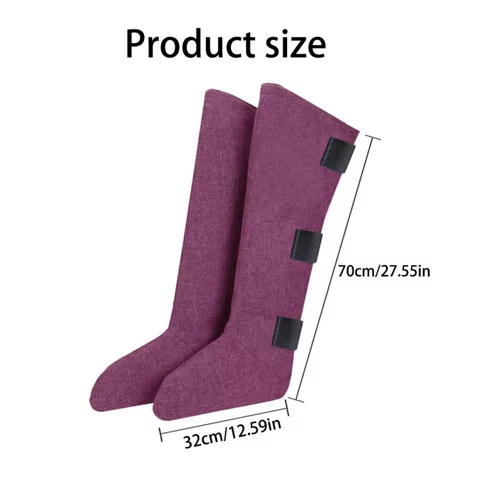 Heating Leg Massager Electric Leg Muscle Relaxer Knee Pads Thicken Warm Waterproof All-round Calf Deep Relax with Remote Control