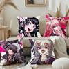 Anime D-Danganronpas Cute Pillow Case Cushion Cover Soft Cute Throw Pillow Case For Car Sofa Pillowcase Polyester With Zipper