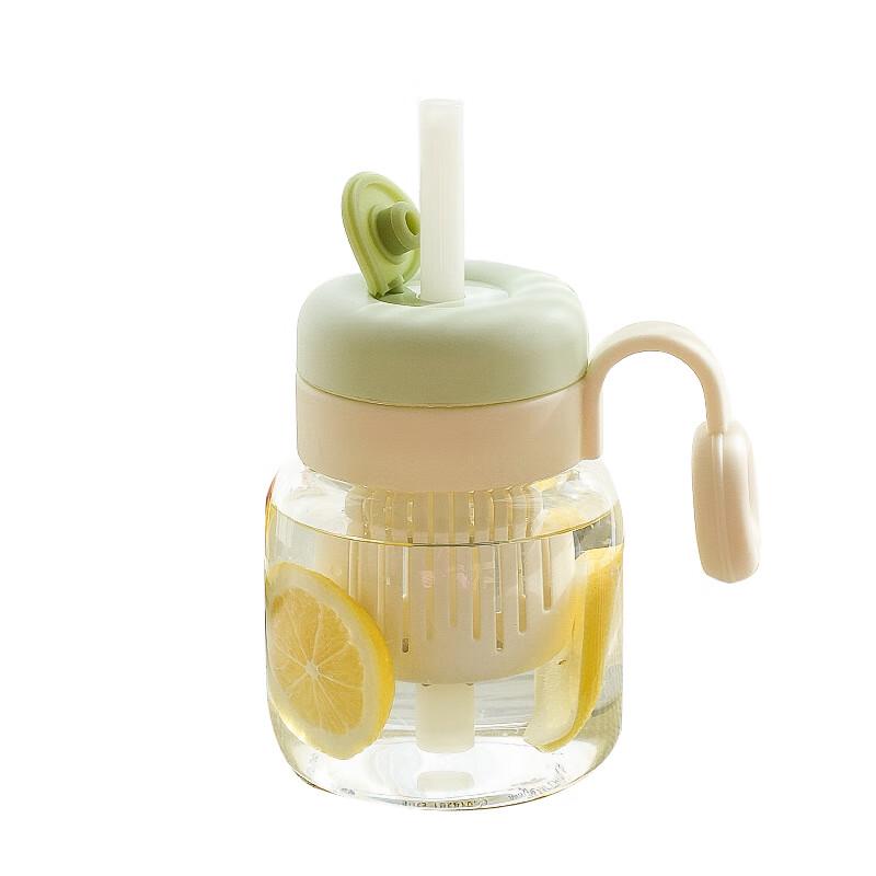KAILIN Tea Infuser Glass Bottle with Handle 650ml