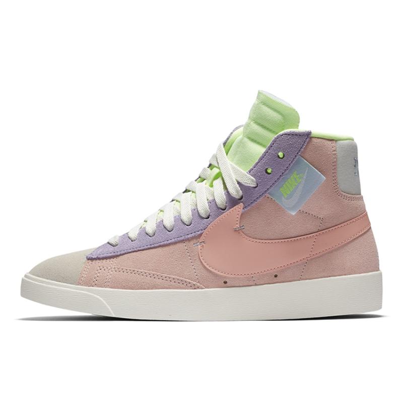 Nike Blazer Mid Rebel Pink Purple Women's Sneakers Skateboard Shoes CQ7786-661