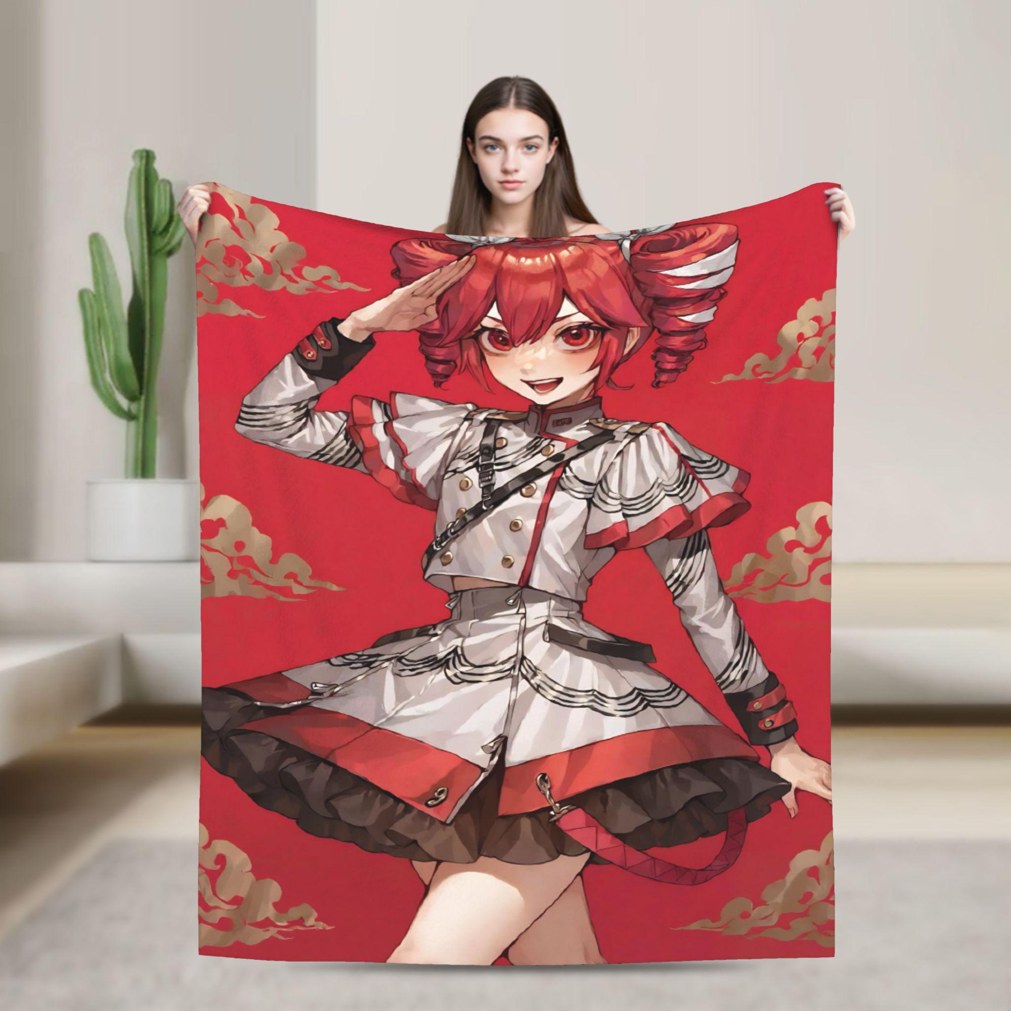 

Kasane Teto Blanket Flannel Awesome Breathable Throw Blankets for Bedspread Spring/Autumn 150x180cm