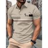 2026 Model Men's Polo Shirt, 3D Print, Business Style, Suitable for Polo Sports, Applicable In All Seasons.