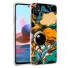 Phone Case For Xiaomi Redmi Note 15 14 5G 13 12 10 11 Pro Plus 4G 14C 13C 12C Soft TPU Cover Space Astronaut Cartoon