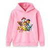 Kids Boys Girls Cartoon Printed Hoodie Cute Puppy Pattern Casual Pullover Sweatshirt For Children Daily Wear