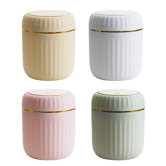 Desktop Can Non-Slip with Press-Type Lid Trash Design Compact Size Garbage