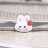 DW92 10pcs Cute Cartoon Sweet Strawberry Rabbit Resin Charms Earring Keychain Pendant Making Diy Cartoon Charms Jewelry Findings