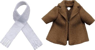 Nendoroid Doll Outfit Coat Scarf Set & [Beige]