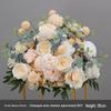 Simulated Silk Floral Arrangement: Round Flower Ball for Aisle, Table, or Wedding Stage Decoration.