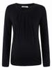 Women' Black Bellybutton Maternity Nursing Blouse