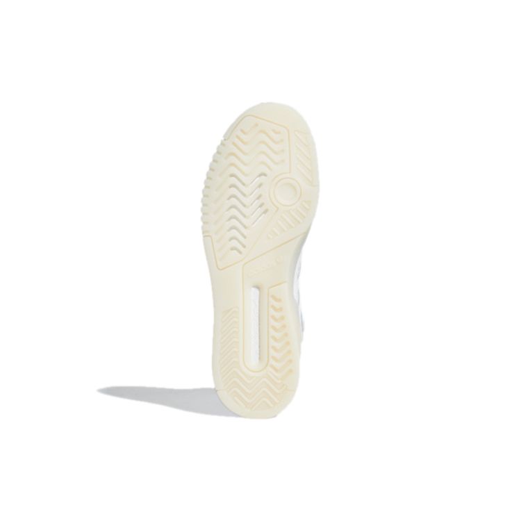Adidas Originals Drop Step Synthetic Leather Durable Breathable Mid-Top Sneakers Unisex Sneakers White EF7140