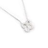 Les Trésors De Lily [J4080] - White 'Butterfly' Silver Necklace