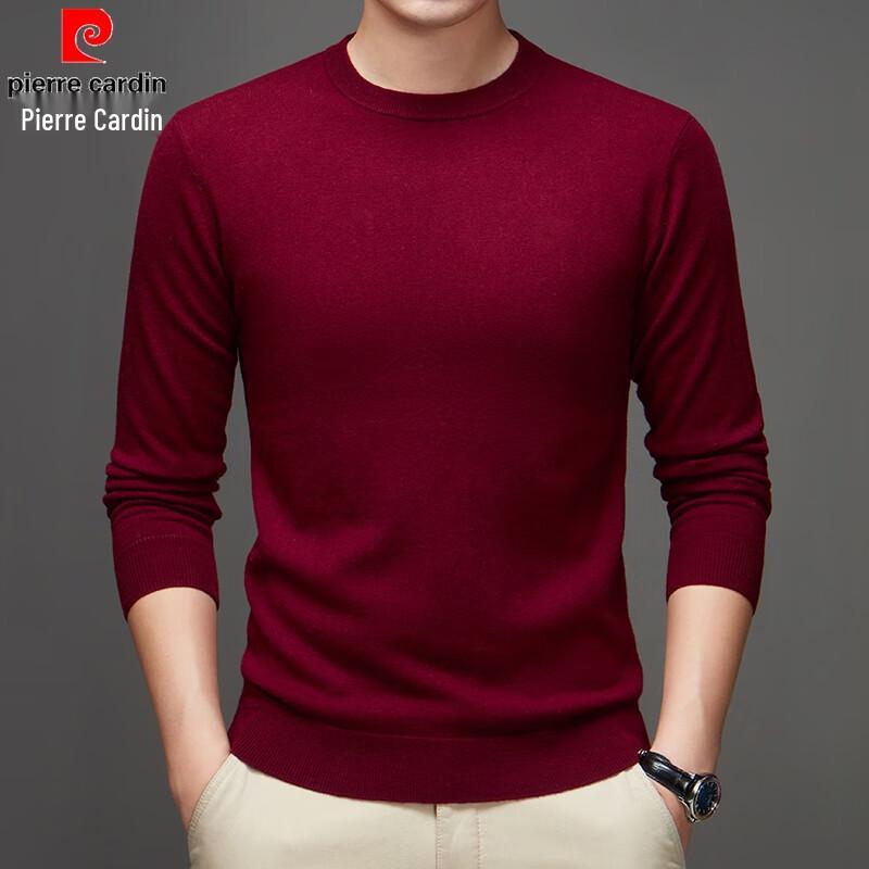 

Pierre Cardin Men s 100% Merino Wool Round Neck Sweater 185