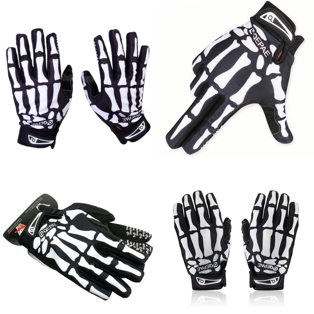Versatile Adult Cycling Gloves For Winter Motorcycle Use With Comfortable Stretch Fabric