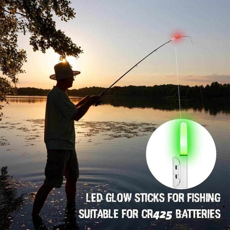 Waterproof LED Fishing Light With Rechargeable Battery Fishing Float Light For Night Fishing In Lake Rivers And Sea