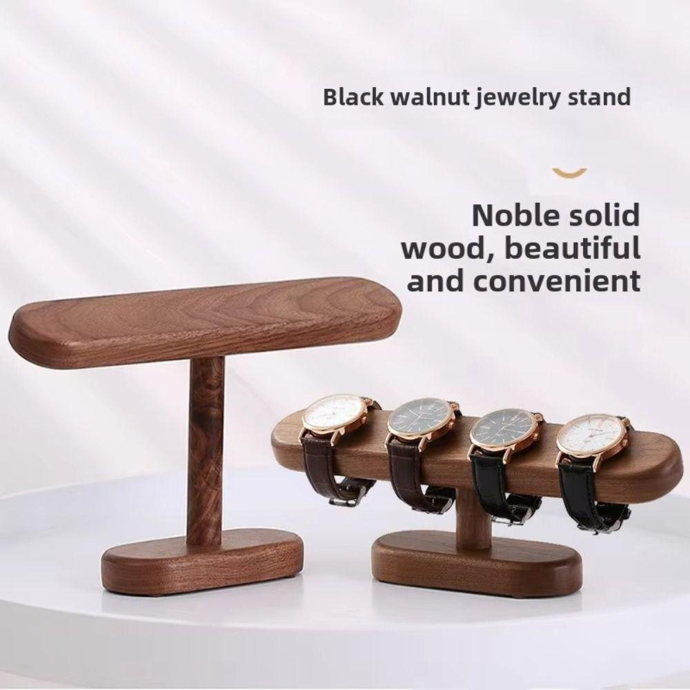 Home Decoration Watch Display Holder Wooden Watch Storage Rack Watch Bracket Counter Shows